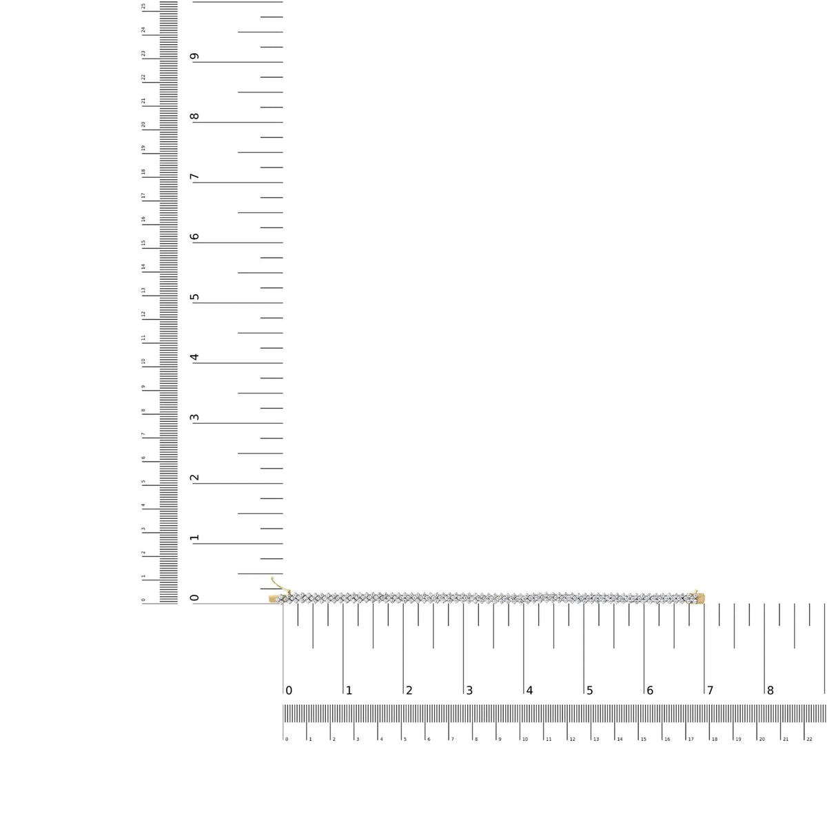 14K Yellow Gold 4.00 Cttw Diamond Trio Cluster Link Bracelet (H - I Color, I1 - I2 Clarity) - 7&quot; - Rieworkes