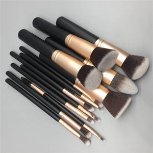 14pcs Makeup Brushes Set For Foundation - Rieworkes