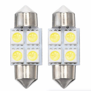 14Pcs T10 36mm LED Interior Car Accessories Kit Map Dome License Plate Lights - Rieworkes