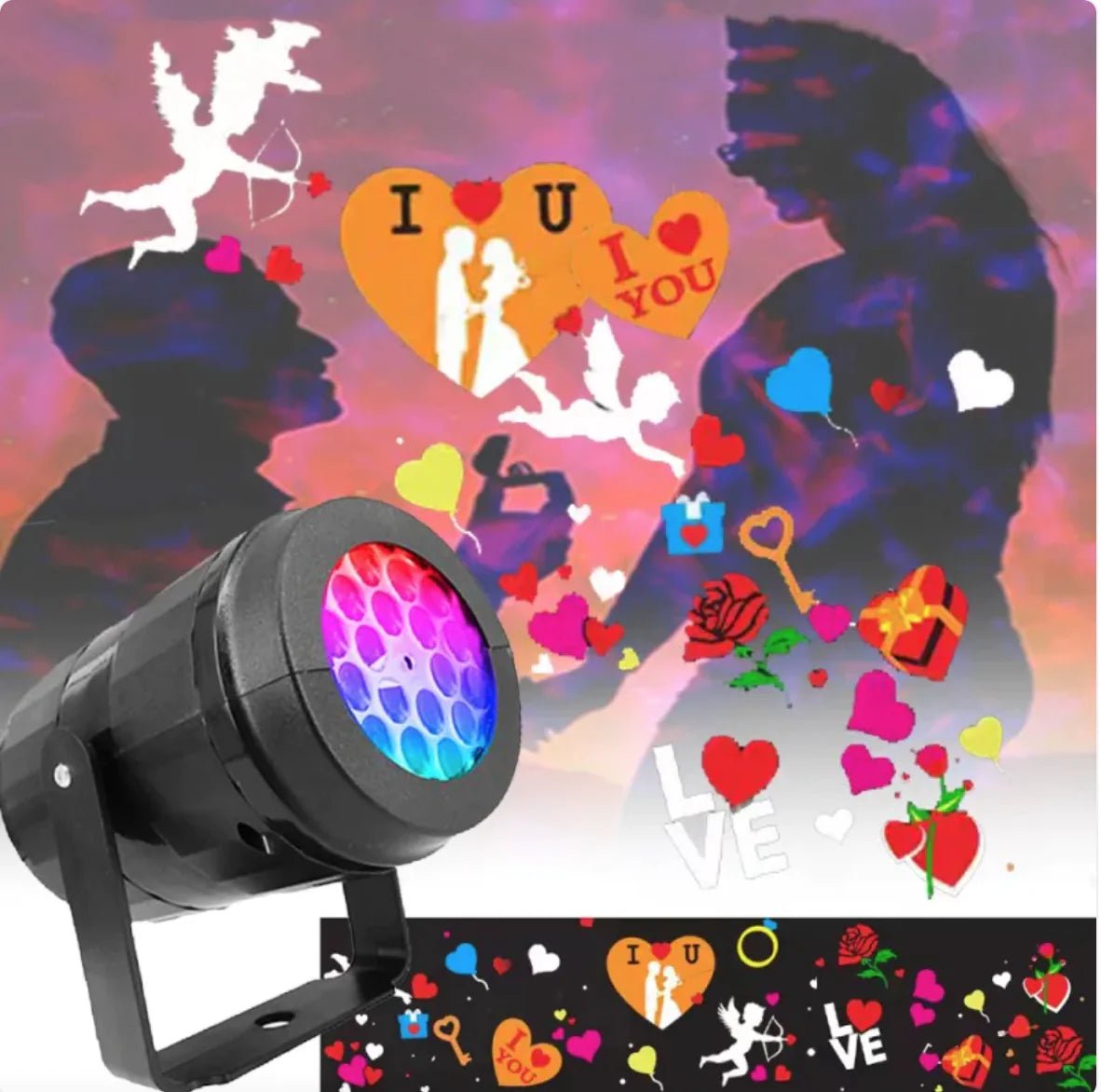 16 - Pattern Christmas Projector Lamp - Rieworkes