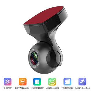 170° WiFi Dash Cam Recorder Car Camera HD 1080P Car DVR Vehicle Video G - Sensor - Rieworkes