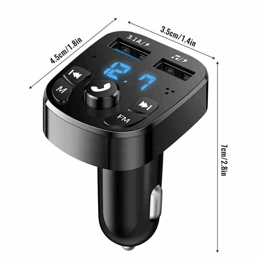 Bluetooth FM Transmitter Car Player Kit Rieworkes