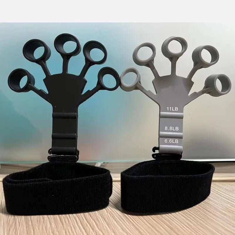 1pcs Silicone Gripster Grip Strengthener Finger Stretcher Hand Grip Trainer Gym Fitness Training And Exercise Hand Strengthene - Rieworkes