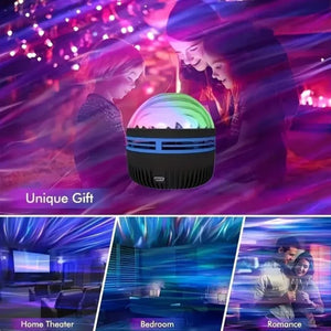2 - in - 1 Galaxy & Ocean Wave Projector - Rieworkes