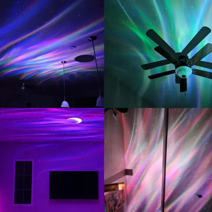 2 - in - 1 Galaxy &amp; Ocean Wave Projector - Rieworkes