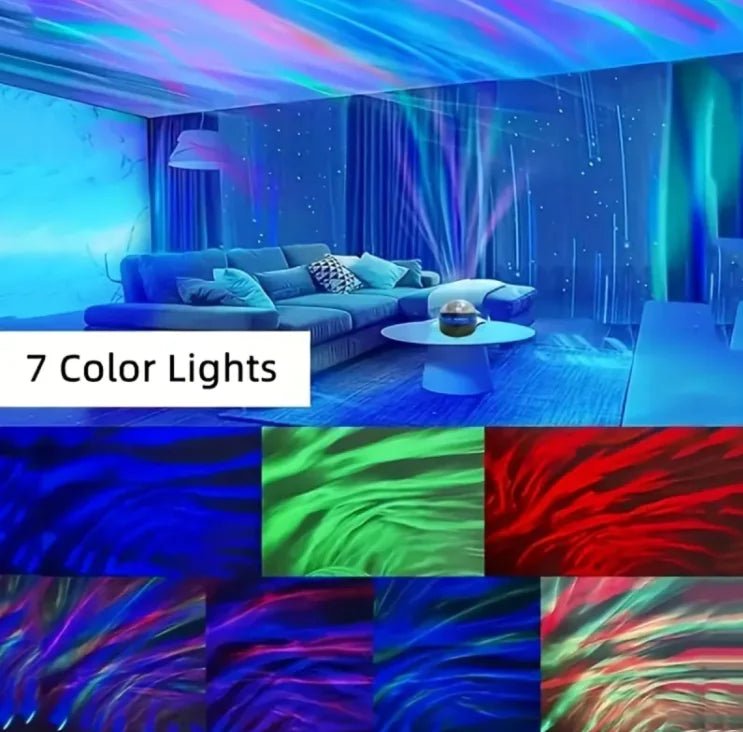 2 - in - 1 Galaxy &amp; Ocean Wave Projector - Rieworkes