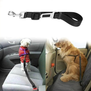 2 Pack Cat DOG PET Safety Seatbelt Car Vehicle Seat Belt Adjustable Harness Lead - Rieworkes