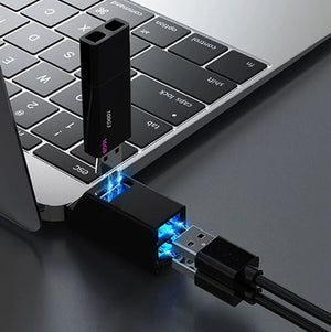2 Pcs 3 Port USB 3.0 Hub Portable High Speed Splitter Box For PC Notebook Laptop - Rieworkes