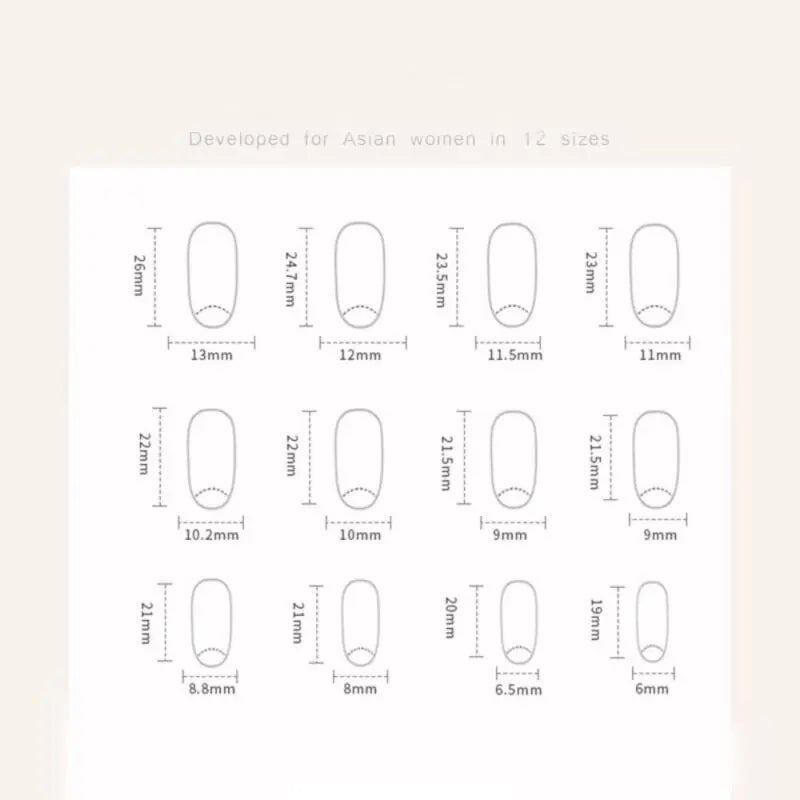 24 - piece Hot Girl Y2K Black Star Press On Nails Set - Rieworkes