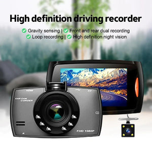 2.7'' Full HD 1080P Dash Cam Car DVR Front & Rear Camera Night Vision G - Sensor - Rieworkes