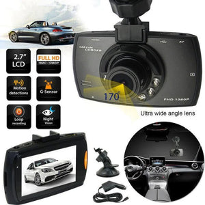 2.7'' Full HD 1080P Dash Cam Car DVR Front & Rear Camera Night Vision G - Sensor - Rieworkes