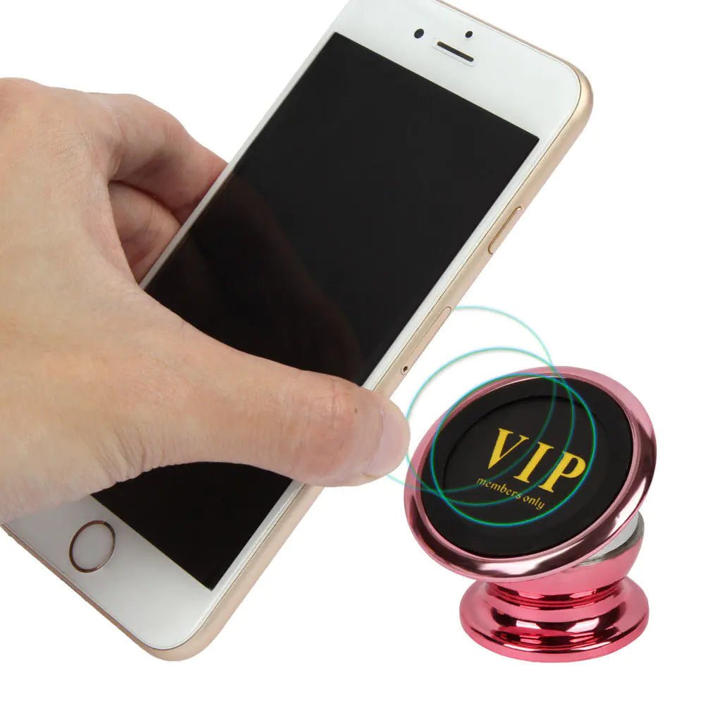 360 Degree Magnetic Car Dash Mount Ball Dock Holder For Phone Tablet Universal - Rieworkes