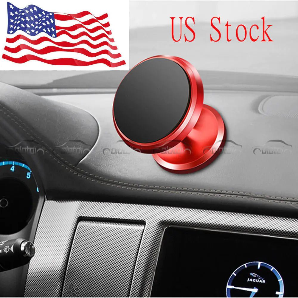 360 Degree Magnetic Car Dash Mount Ball Dock Holder For Phone Tablet Universal - Rieworkes