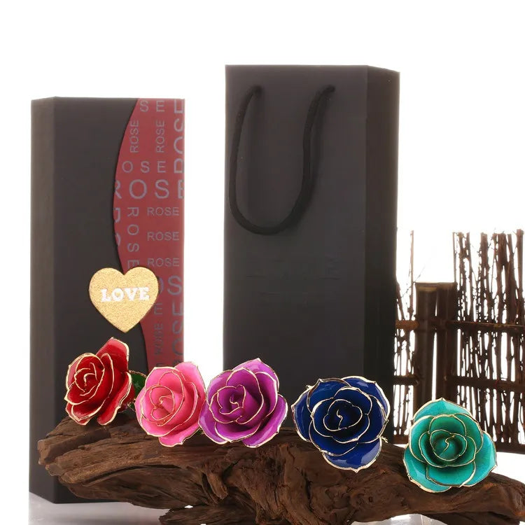 Gold-Plated 24K Rose Rieworkes