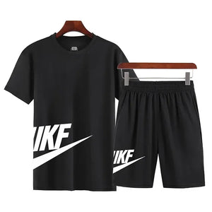 Luxury Men's T-Shirt and Shorts Set for Teens (2 Pieces)