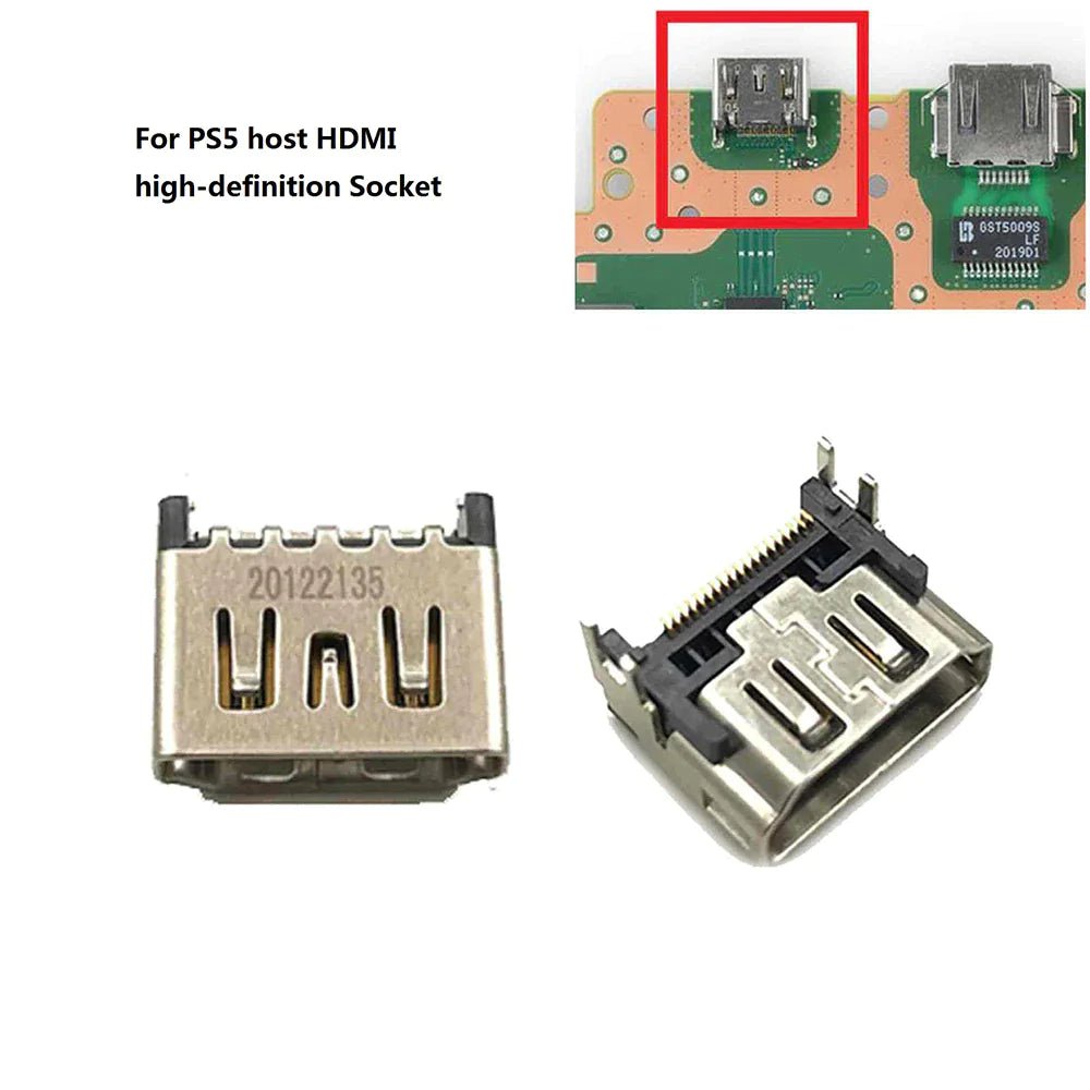5 Pack OEM HDMI Port Connector Socket Replacement For Sony PlayStation 5 PS5 USA - Rieworkes