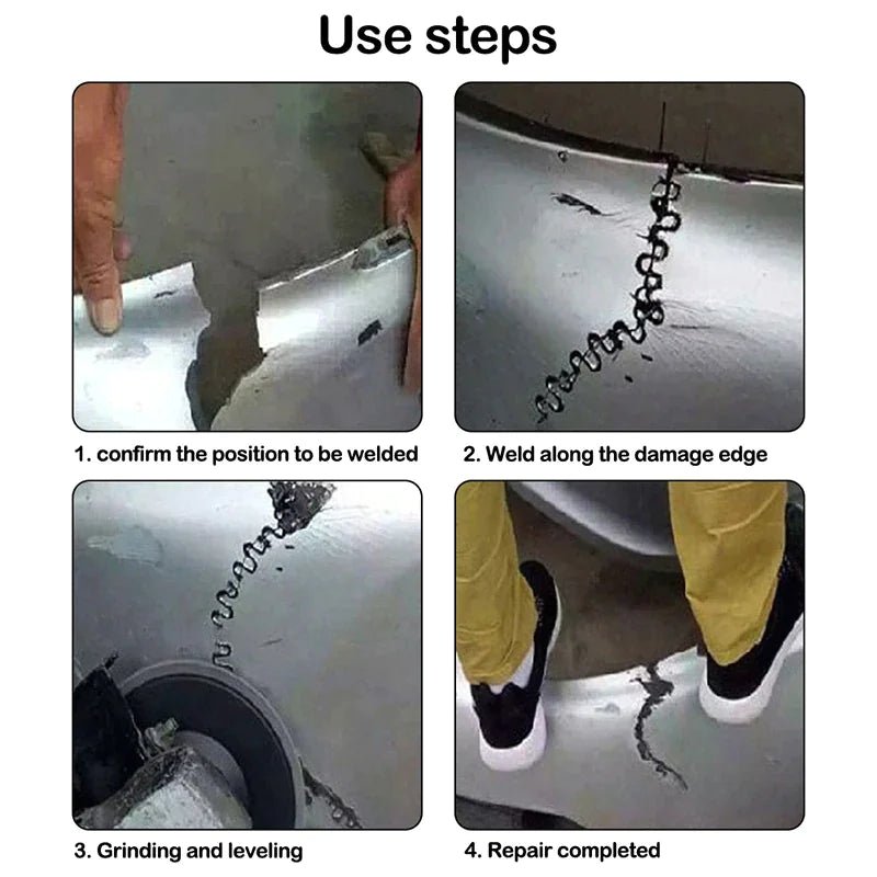 500PCS Hot Stapler Staples Repair Kit For Plastic Welder Gun Car Bumper Fender - Rieworkes