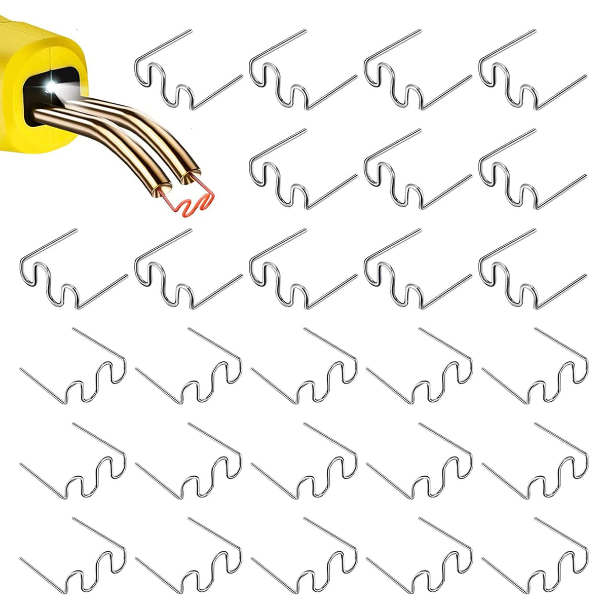 500PCS Hot Stapler Staples Repair Kit For Plastic Welder Gun Car Bumper Fender - Rieworkes