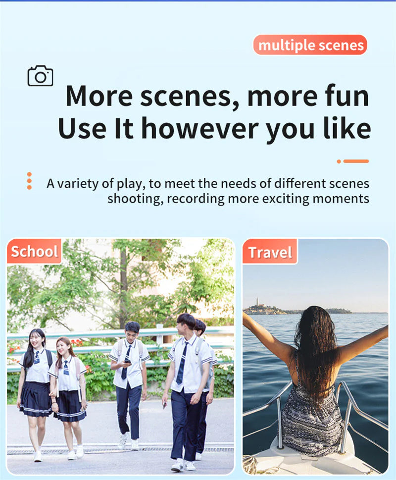 Compact 1080p HD Retro Mini Camera - Perfect Pocket-Sized Gift for Any Occasion! Mimarta