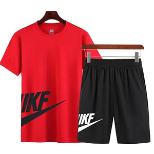 Luxury Men's T-Shirt and Shorts Set for Teens (2 Pieces)