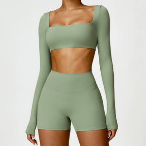 Winter Nude Feel Tight Yoga Suit Rieworkes