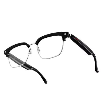 Smart Glasses Built-in Mic Speakers Touch &amp; Voice Assistant Music Rieworkes