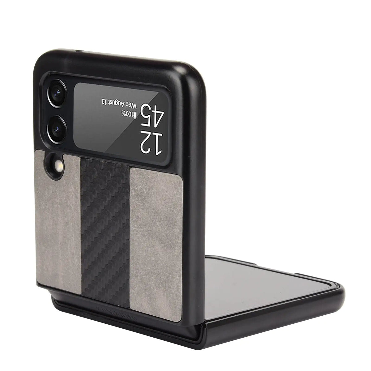 For Samsung Galaxy Z Flip 3 5G Slim Folding Leather Shockproof Phone Case Cover Rieworkes