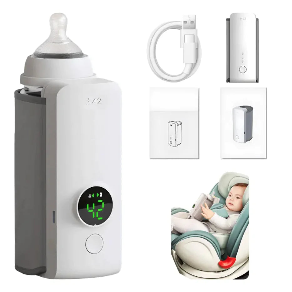 Portable Wireless Baby Bottle Warmer Mimarta