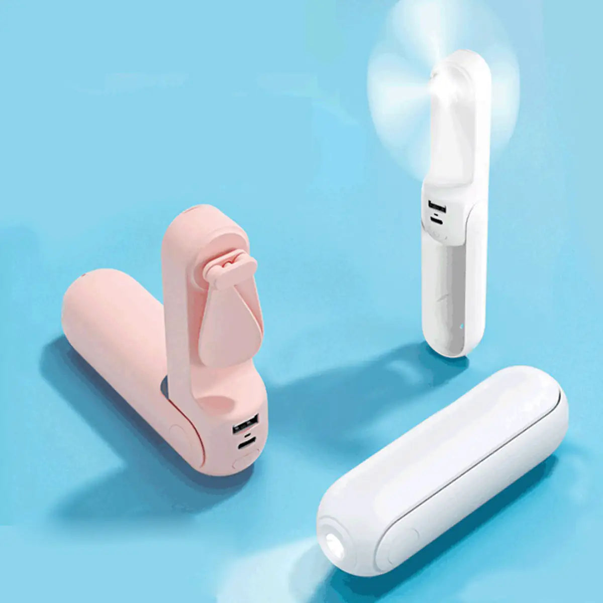 Trio 3 in 1 Light Fan And Charger For Your Phone Mimarta