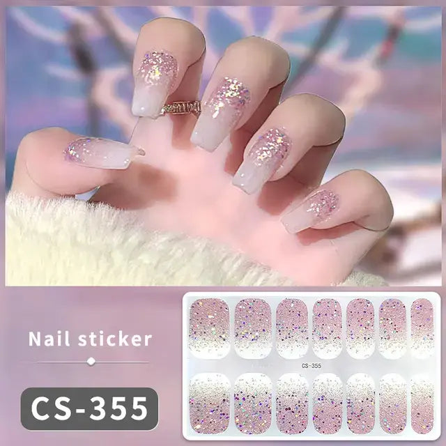 DIY Gel Nail Stickers Rieworkes