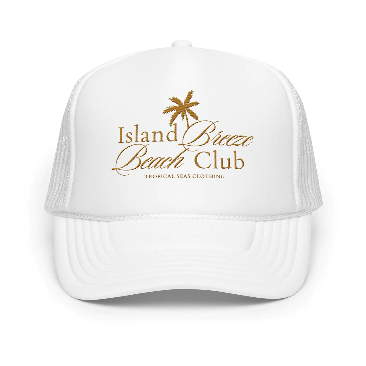 Foam Island Breeze Beach Club trucker hat