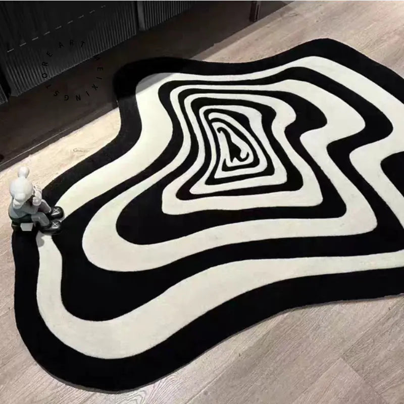 Black And White Living Room Carpet Rieworkes