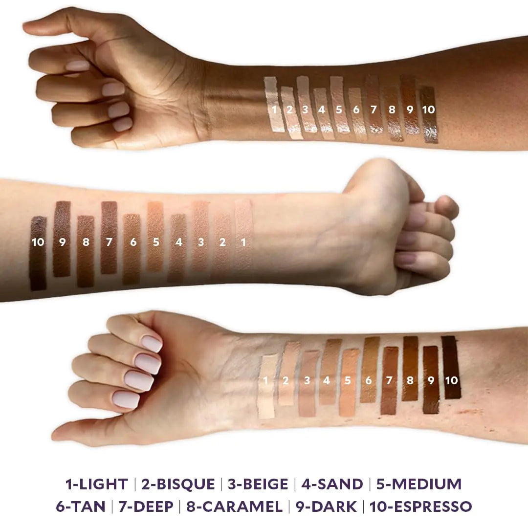 Fièra Luxury Concealer with Anti-Aging - All Day Coverage for Dark Circles, Fine Lines, Wrinkles &amp; Spots - Caramel, 0.5 Ounce 0.5 Fl Oz (Pack of 1) 4W Caramel