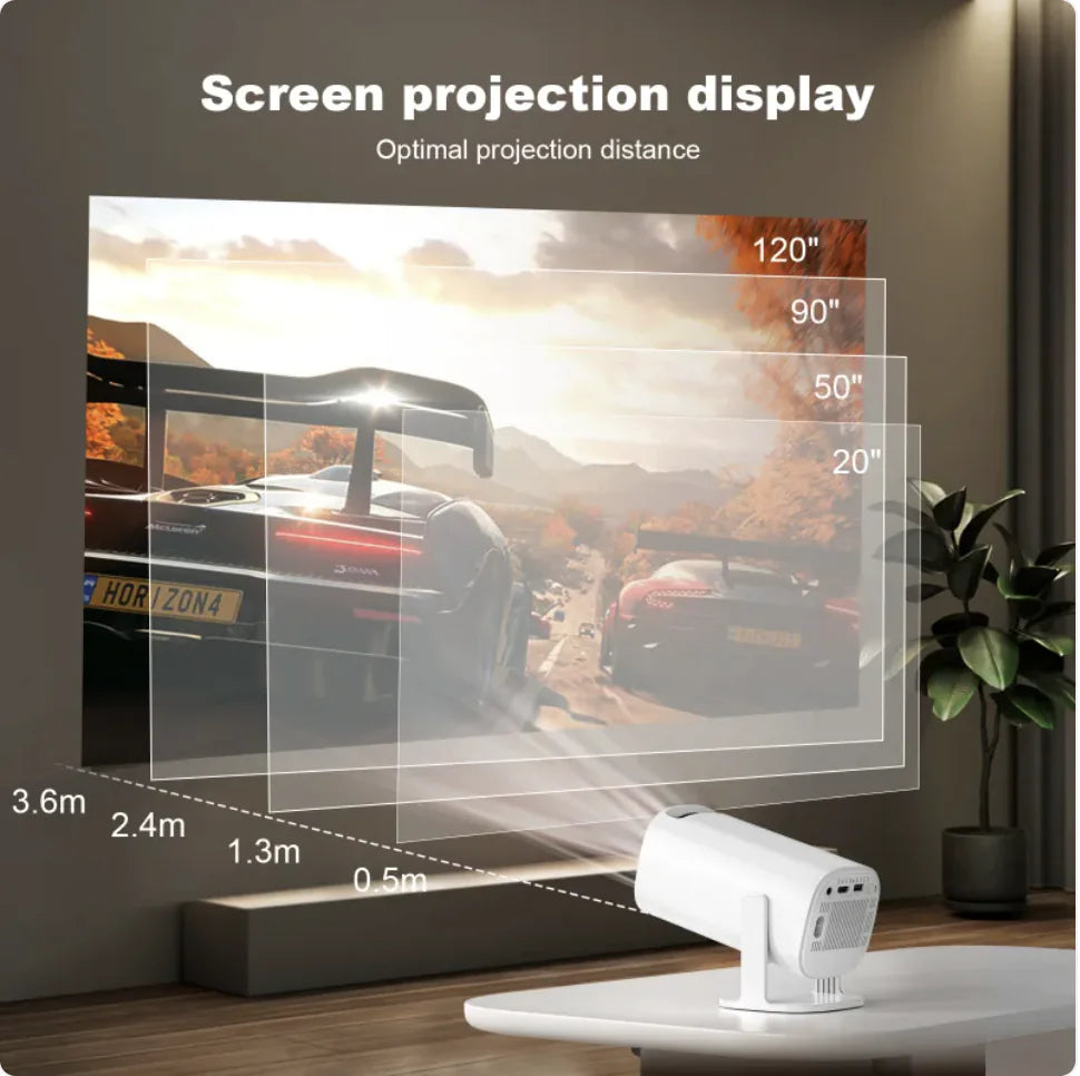 Portable 4K Household Projector Mimarta