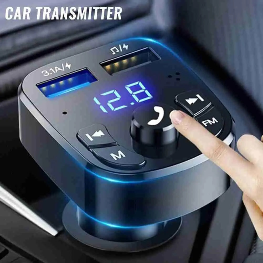 Bluetooth FM Transmitter Car Player Kit Rieworkes