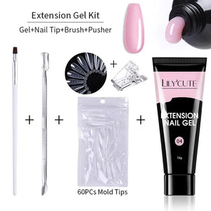 LILYCUTE Nail Extension Gel Set Rieworkes