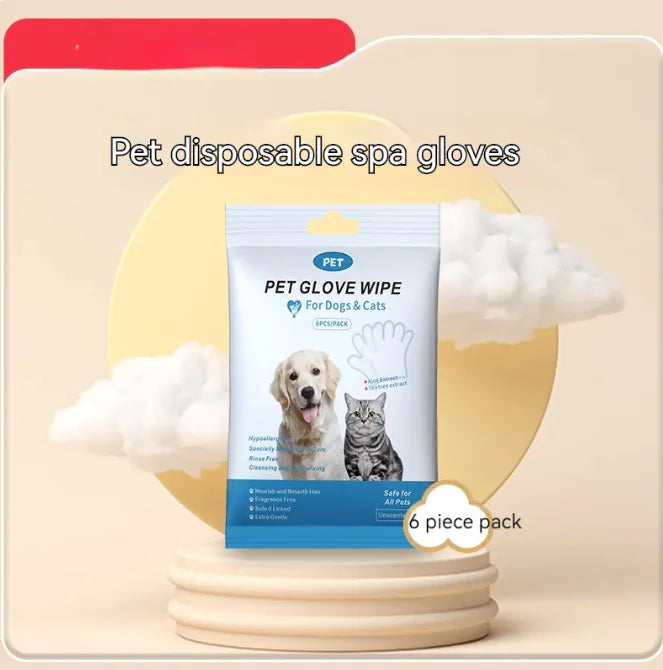 Pet Cleaning Gloves &amp; Wipes Mimarta