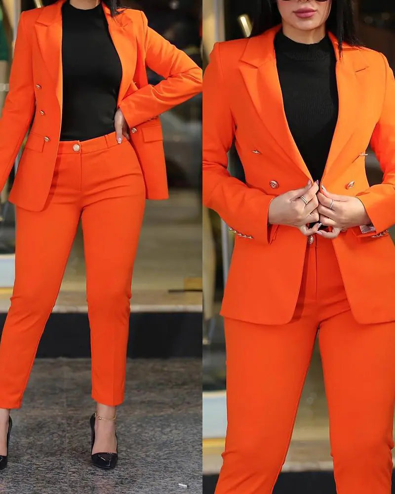 2023 Women&#39;s Casual Fashion Suit Set for Work