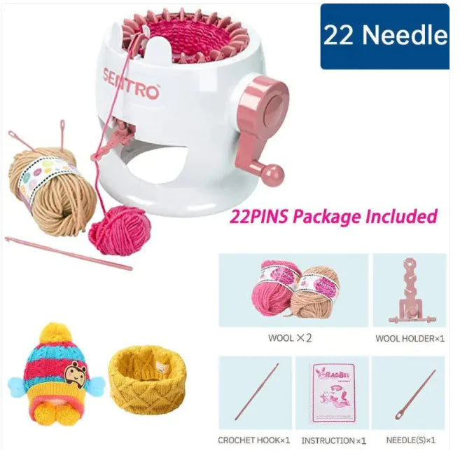 DIY Knitting Machine Smart Weaving Knit Rotating Toy Scarf Sock Mimarta