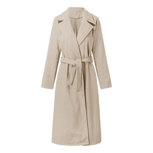2023 Fall Winter Women's Long Solid Color Coat