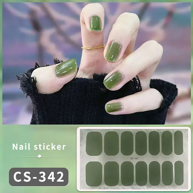 DIY Gel Nail Stickers Rieworkes