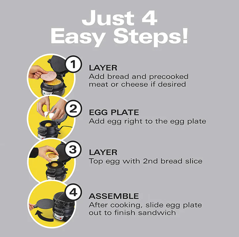 Burger machine Sandwich machine Home breakfast machine Omelette toaster Rieworkes