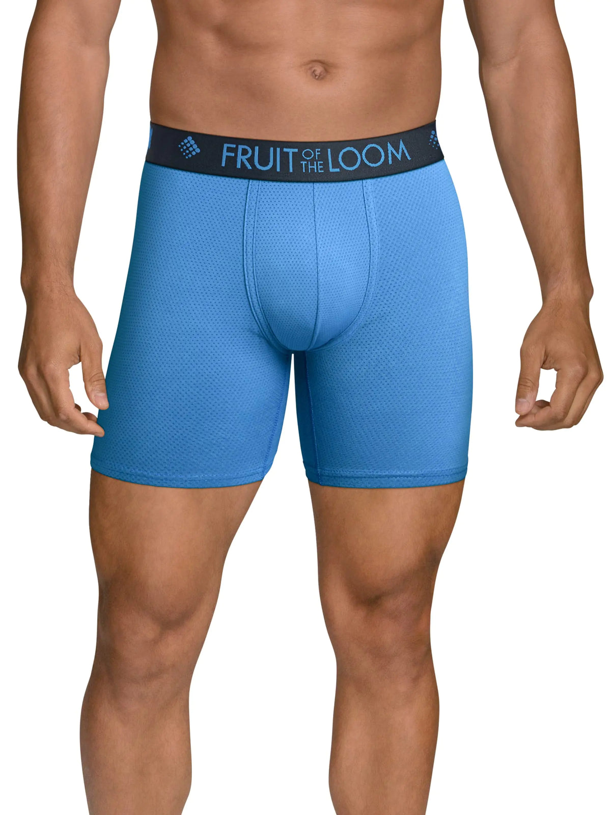Fruit of the Loom Men's Breathable Boxer Briefs, Moisture Wicking Underwear, Assorted Color Multipacks Regular Leg X-Large Micro Mesh - Colors May Vary