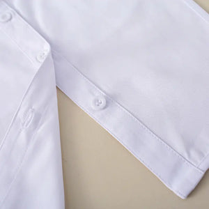 2023 Women's White Shirt Faux Collar Accessory