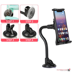 360° Universal Car Windshield Holder Desktop Mount For Cellphone Tablet iPad GPS Rieworkes