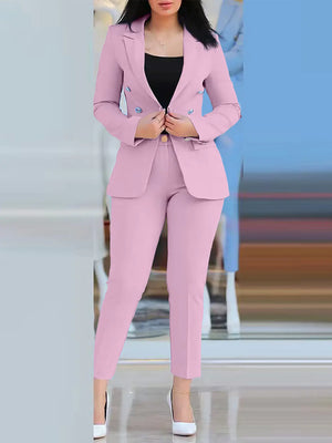 2023 Women's Casual Fashion Suit Set for Work