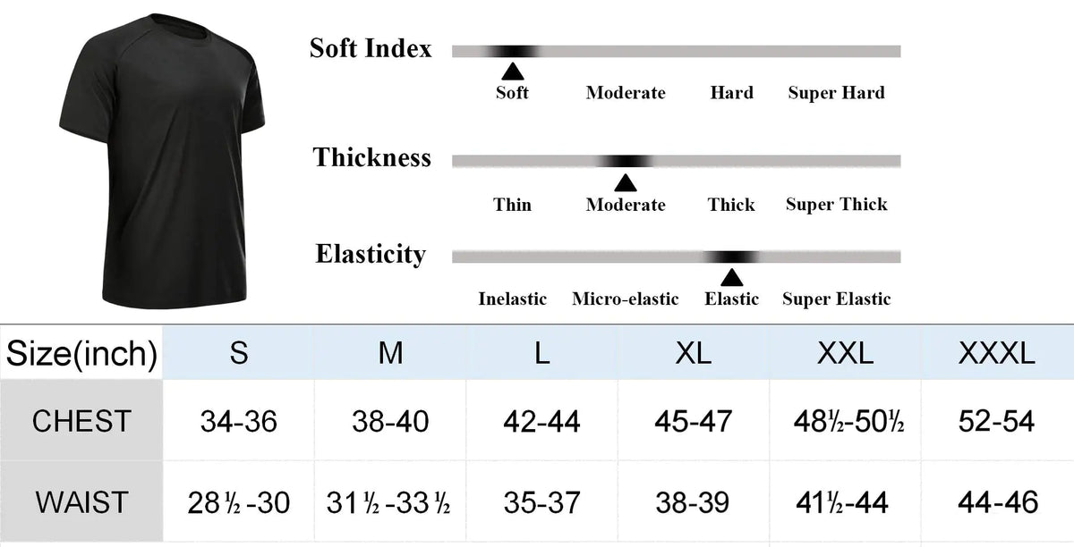 MCPORO Workout Shirts for Men Short Sleeve Quick Dry Athletic Gym Active T Shirt Moisture Wicking XX-Large 5 Pack Black, Dark Grey, Light Grey, White, Navy