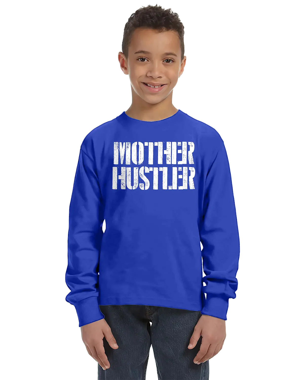 Mother Hustler Unisex Kids Long Sleeve T-Shirt