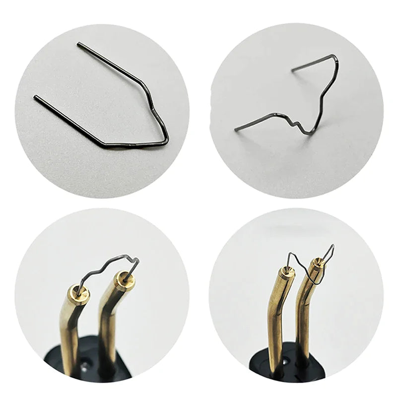 Hot Stapler Car Bumper Fender Fairing Welder Gun Plastic Repair Kit +600 Staples Rieworkes