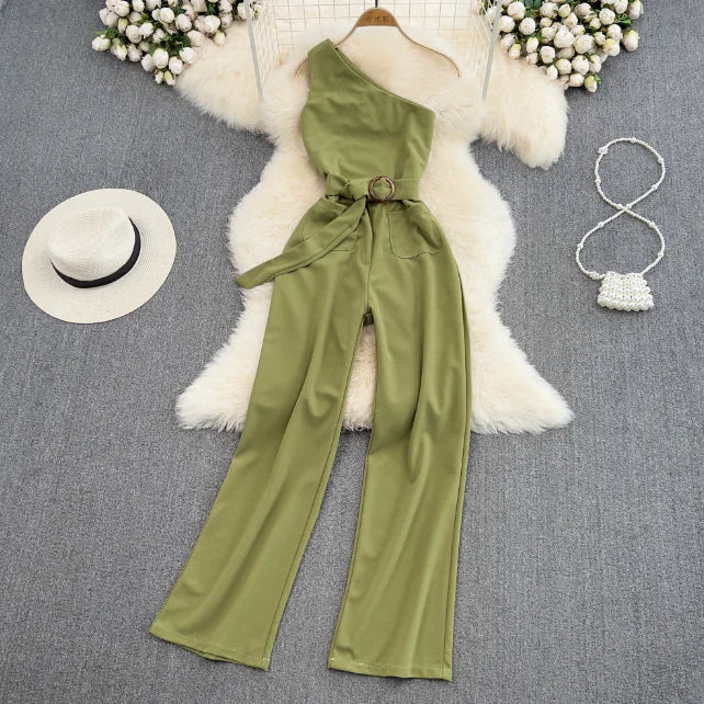 SlimFit High-Waist Jumpsuit